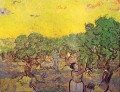 Olivar con figuras recogiendo Vincent van Gogh